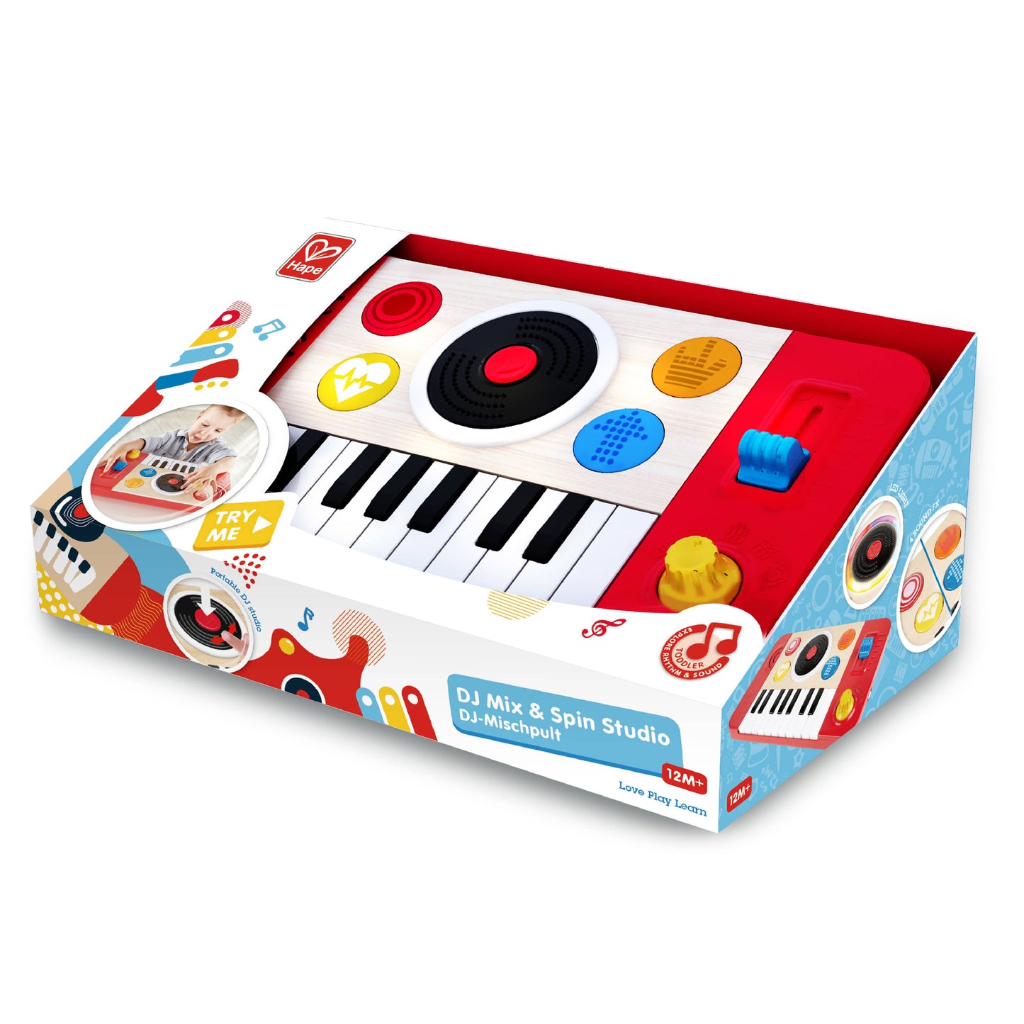 Kids DJ Studio Music Toy with Keyboard & Spin Record