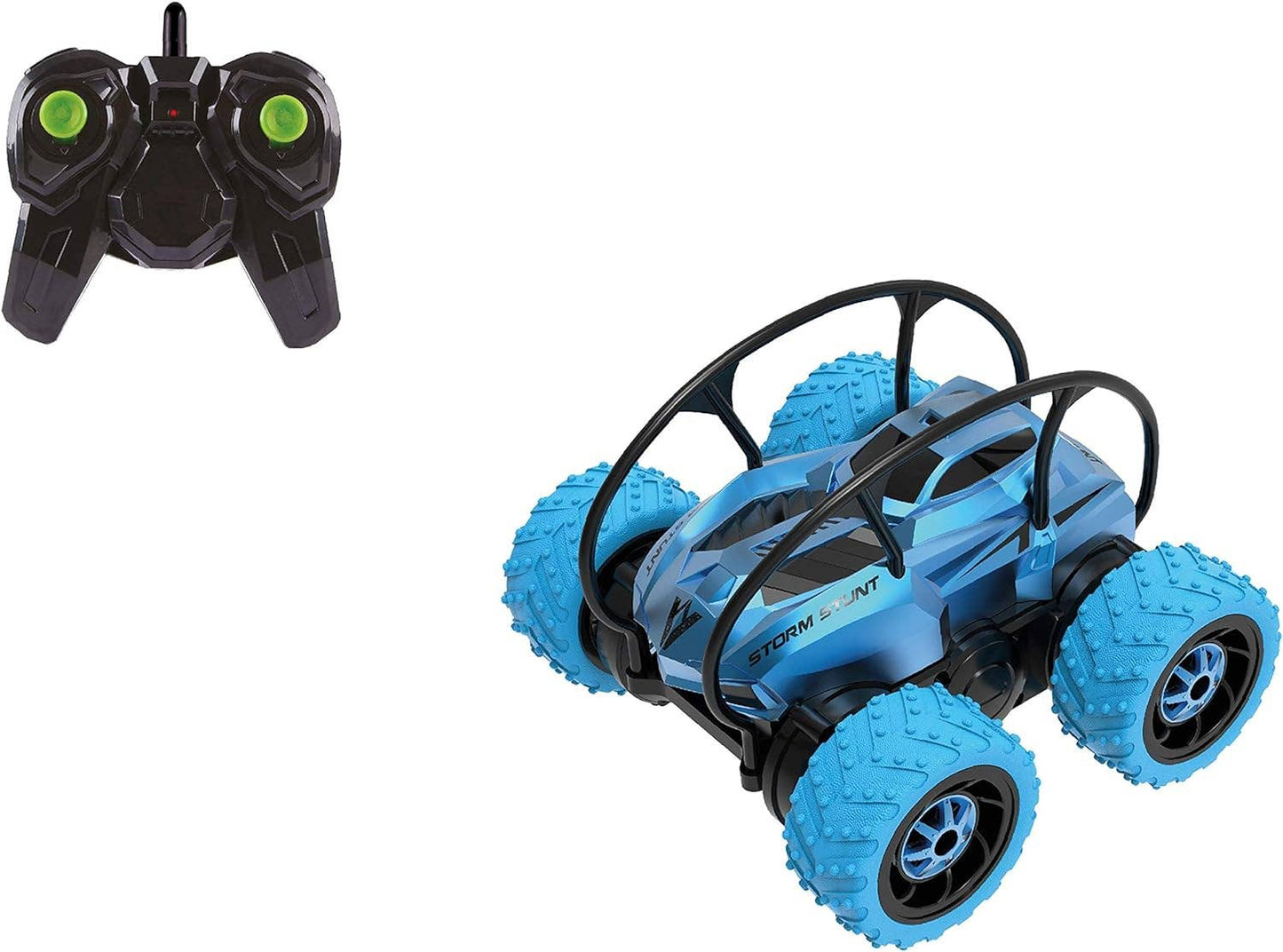 Rev-Volt Four Wheel Stunt RC Vehicle, Blue