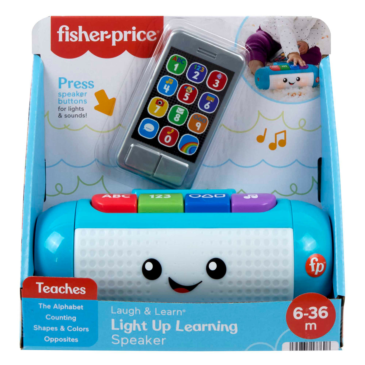 Fisher-Price Laugh & Learn Light Up Learning Speaker HRJ06