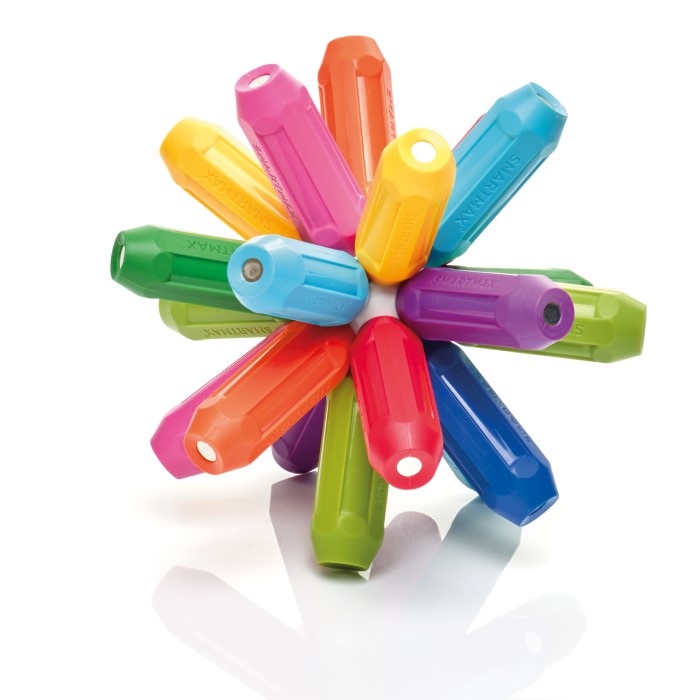 SmartMax Start XL, 42 Pieces (SMX 501) — starburst build