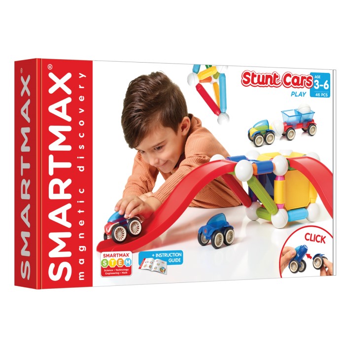 SmartMax Stunt Cars, 46 Pieces (SMX 502) — box