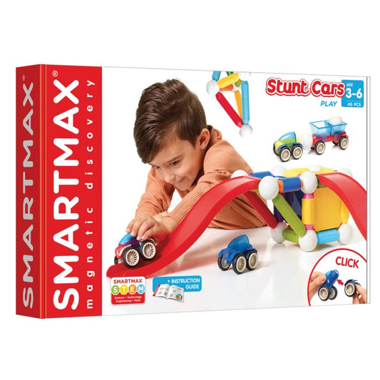 SmartMax Stunt Cars, 46 Pieces (SMX 502) — box