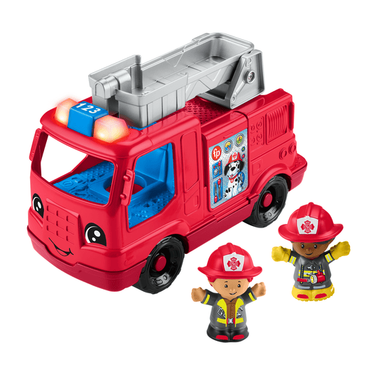 Fisher-Price Little People Fire Truck with 2 Figures (HXC12)
