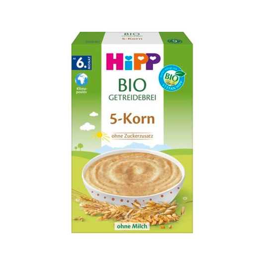 HiPP 5-Grain Organic Baby Cereal 200 g (DA30405) DE