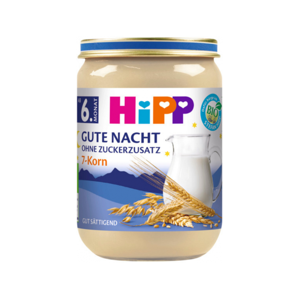 HiPP 7 Grains Porridge with Milk Blank Puree 190 g