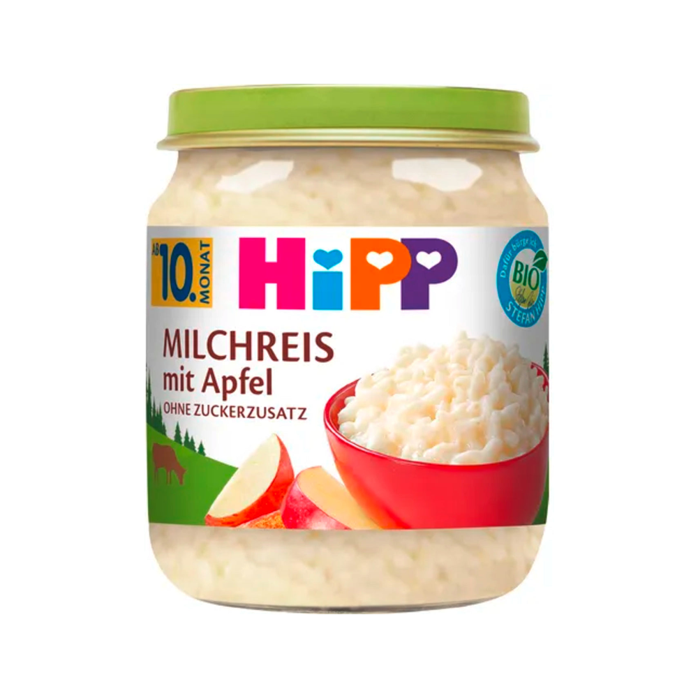 HiPP a Small Confection of Pastry Rice Pudding with a Hint of Apple Puree 200 g