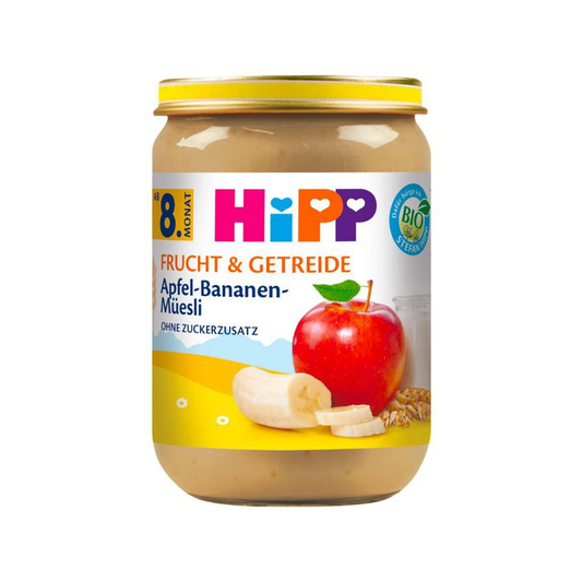 HiPP Apple and Banana with Grain Puree 190 g