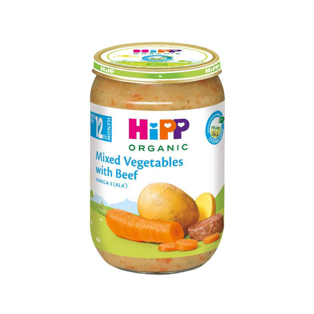 HiPP Beetroot-Vegetable with Apple and Beef Puree 220 g