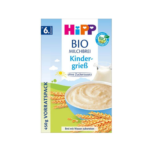 HiPP Children's Semolina Milk & Cereal 475 g (DA30014) DE