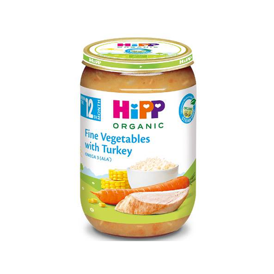 HiPP Creamy Vegetables with Turkey Puree 220 g
