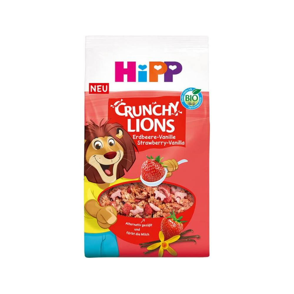 HiPP Crunchy Lions with Vanilla and Dried Strawberries 300 g
