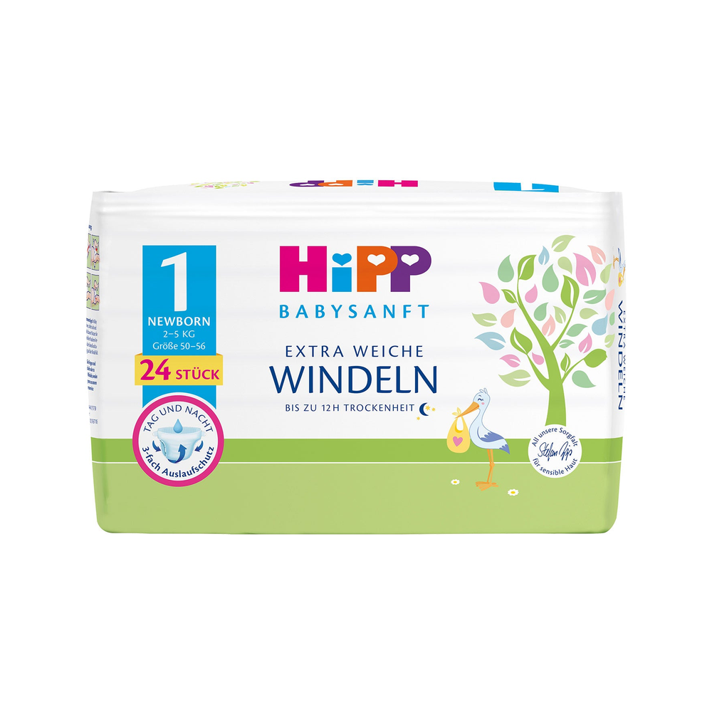 HiPP Extra Soft Premium Diapers Size 1 Newborn 2-5 kg