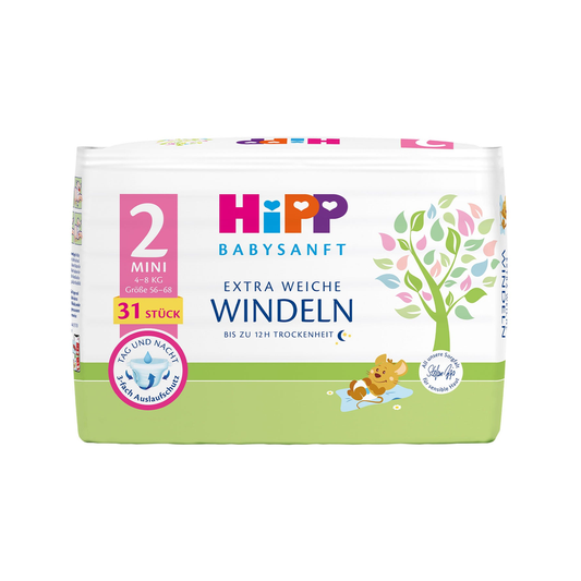 HiPP Extra Soft Premium Diapers Size 2 Mini 4-8 kg
