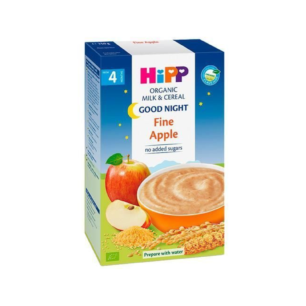 HiPP Good Night Fine Apple Organic Milk & Cereal 250 g