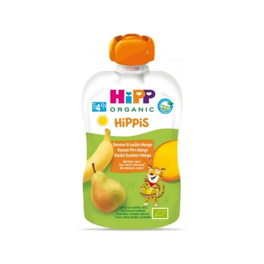 HiPP Hippis Banana Pear Mango Puree 100 g
