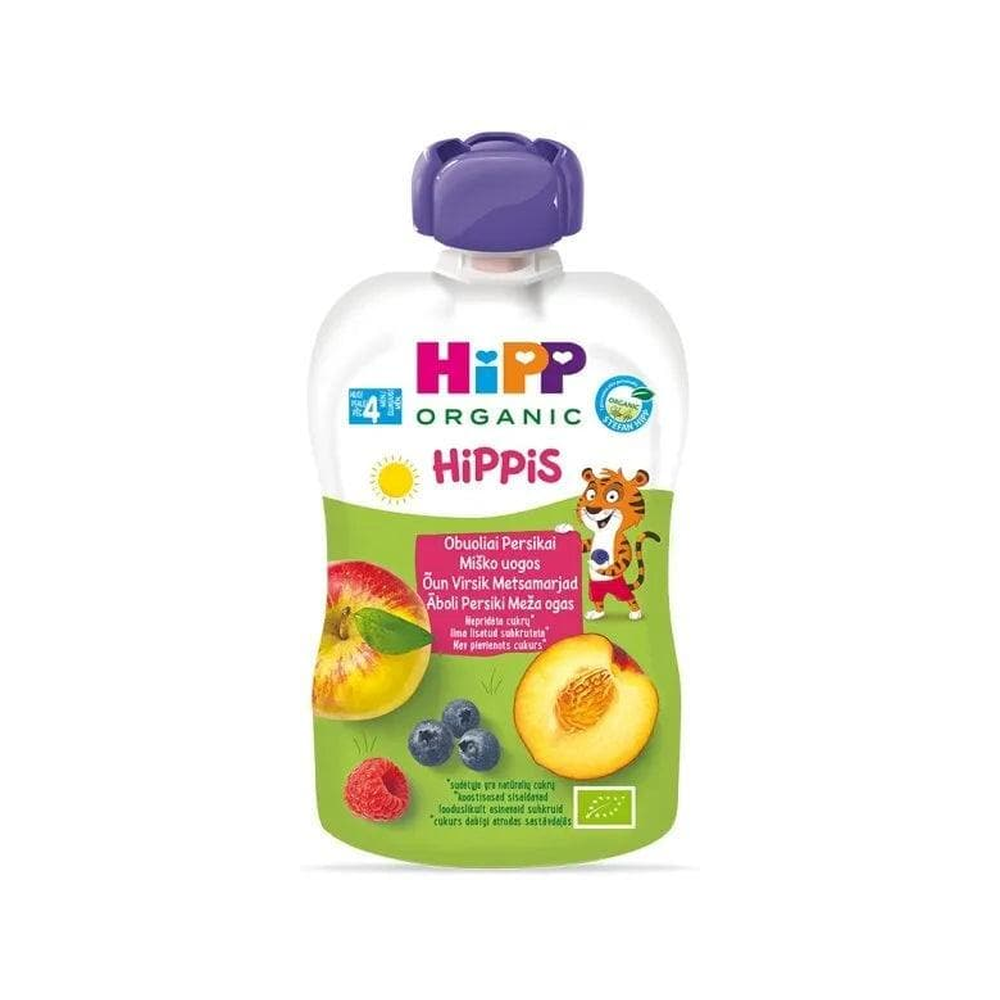 HiPP Hippis Wild Berries in Apple Peach Puree 100 g