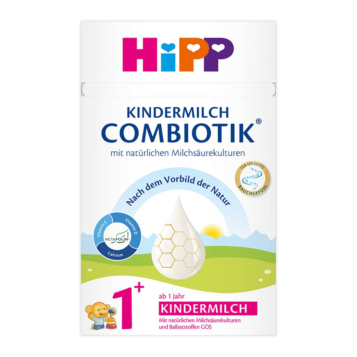HiPP Kindermilch Combiotik 1+ toddler milk 600 g box