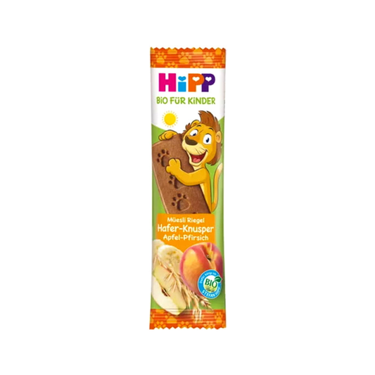 HiPP Lion Muesli Bar Crispy Oats Apple Peach 20 g