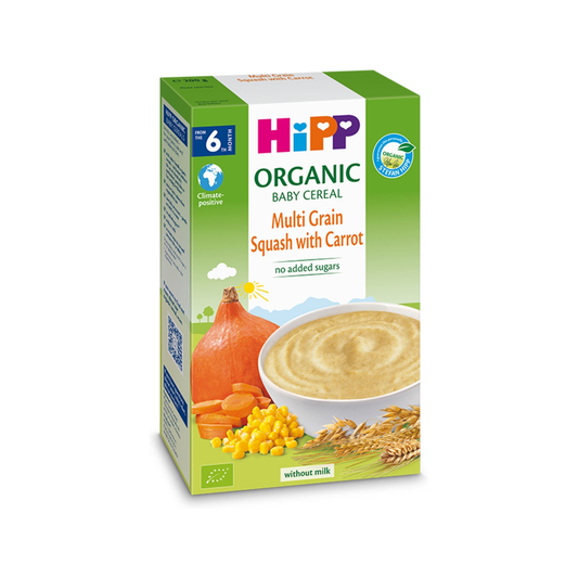 HiPP Multi Grain Squash with Carrot Organic Baby Cereal 200 g