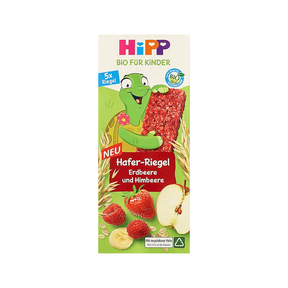 HiPP Organic Strawberry Raspberry Oat Bar (5x20 g) 100 g