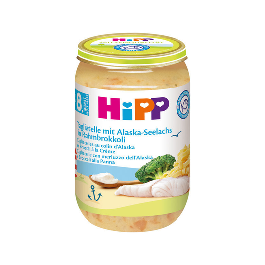 HiPP Pasta with Fish Broccoli and Cream Puree 220 g