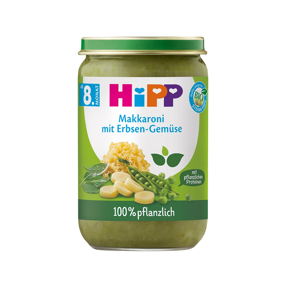 HiPP Pasta with Peas and Vegetables Puree 220 g
