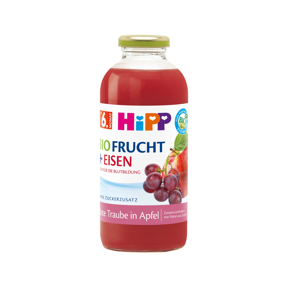 HiPP Red Grape in Apple with Iron Juice Drink 500 ml