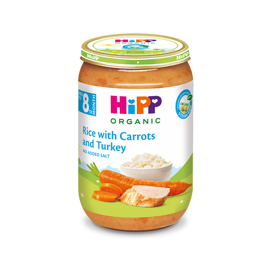HiPP Rice with Carrots and Organic Turkey 220 g