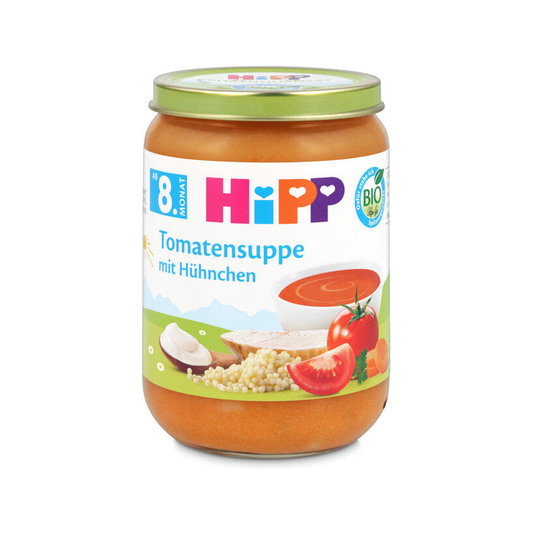 HiPP Tomato Soup with Dumplings and Chicken Puree 190 g