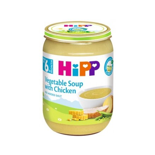 HiPP Vegetable Soup with Chicken 190 g