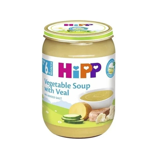 HiPP Vegetable Soup with Veal 190 g