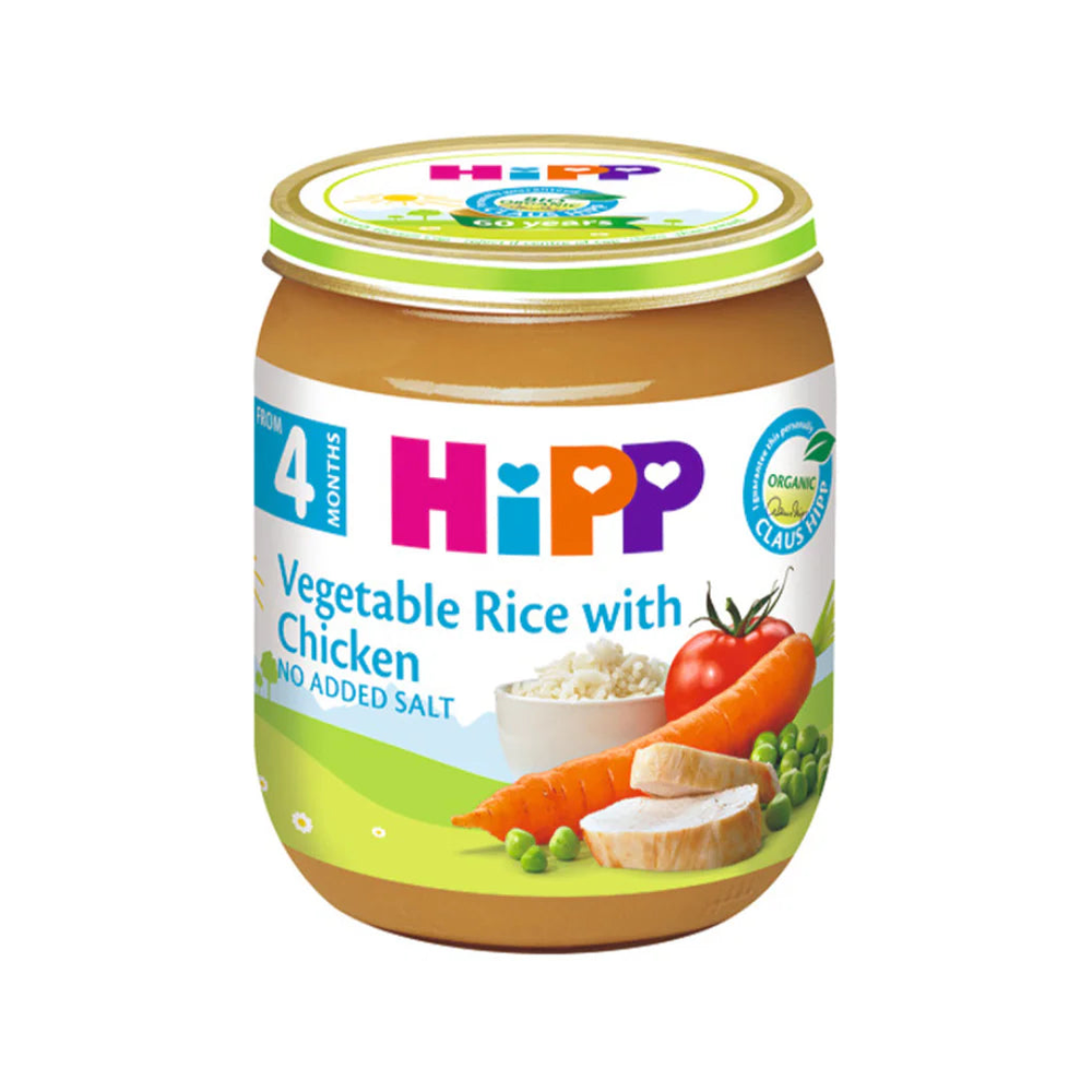 HiPP Vegetables with Rice and Chicken Puree 190 g