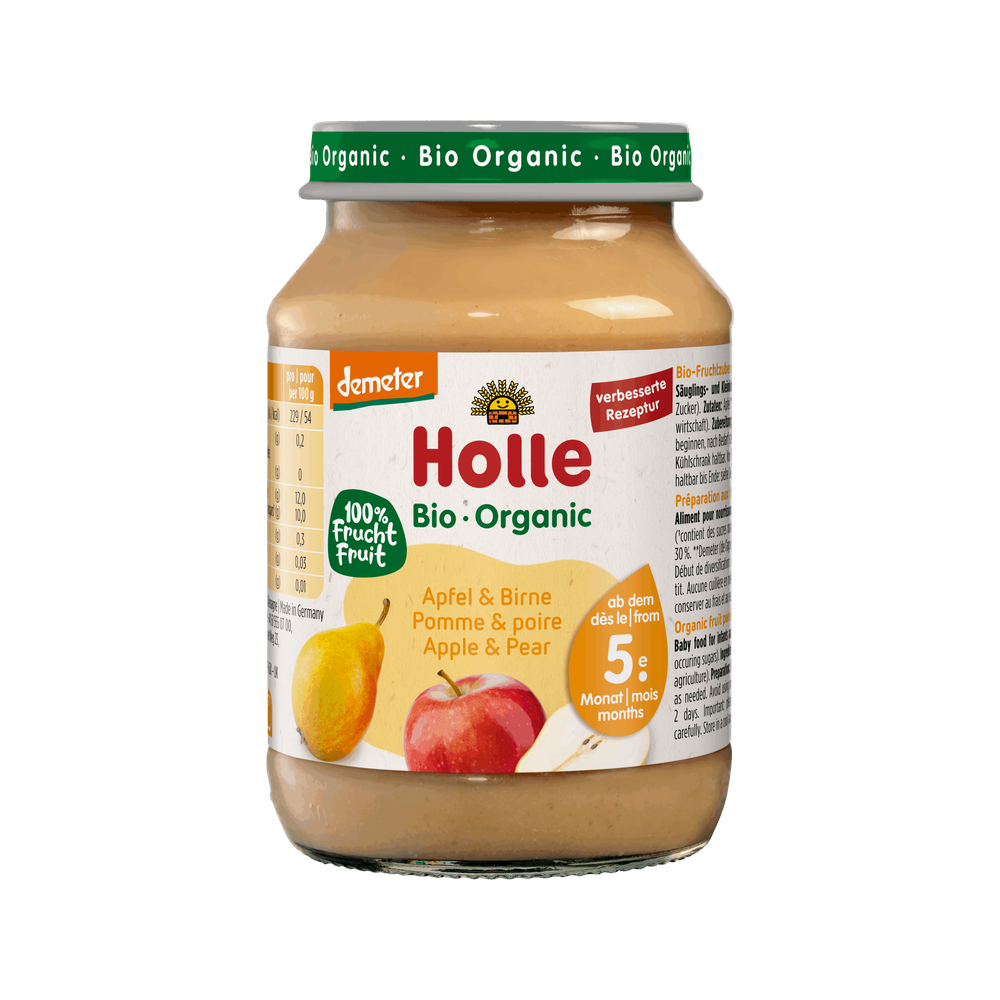 Holle Apple & Pear Puree 190 g