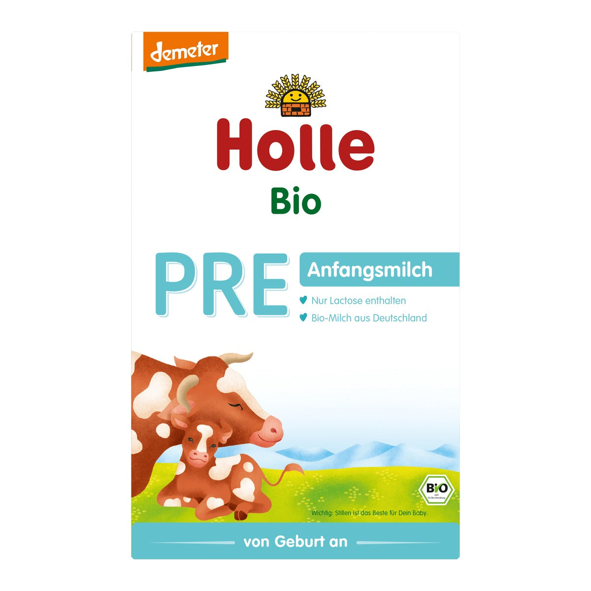 Holle Bio Anfangsmilch PRE organic infant formula 400 g box