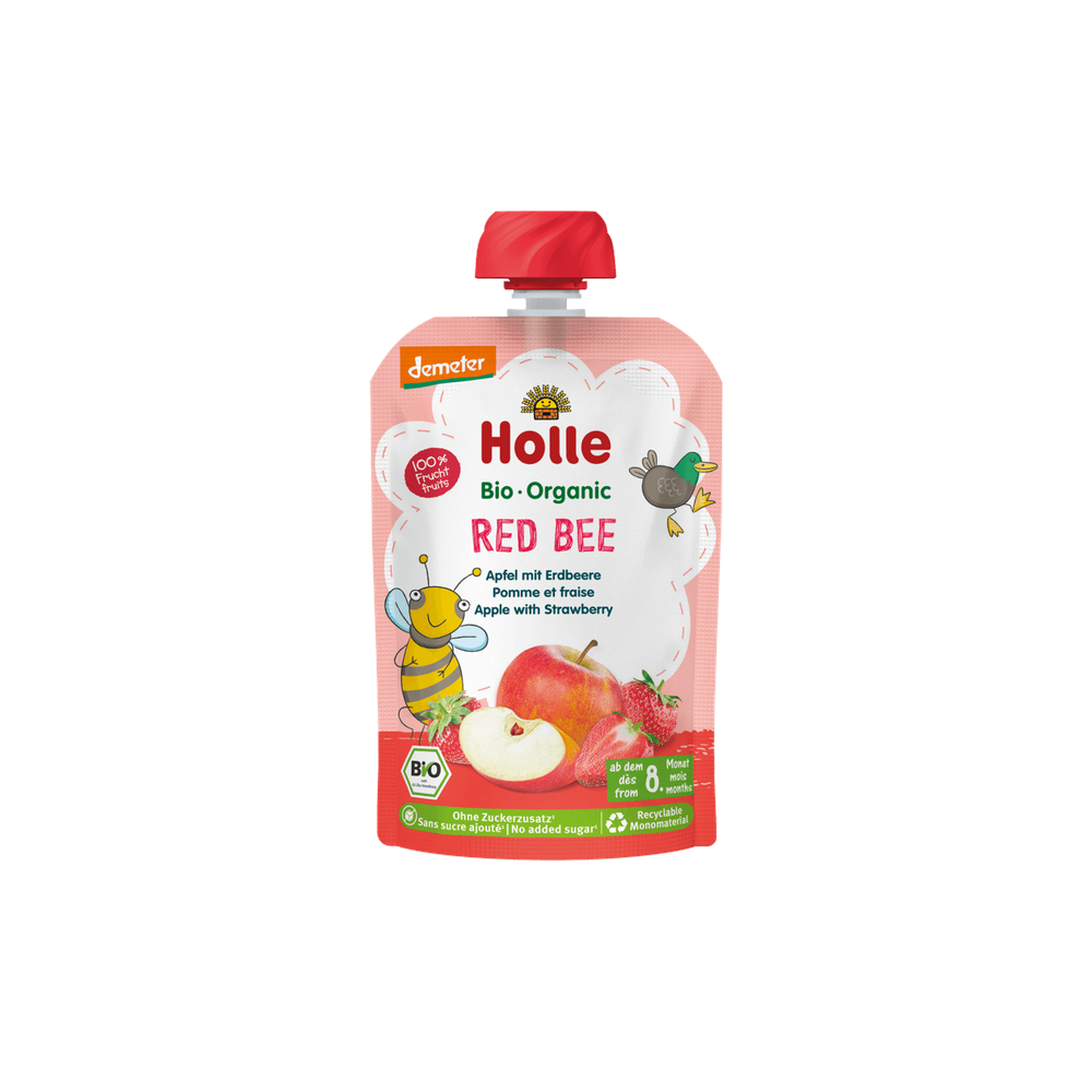 Holle Dino Dance - Apple with Blueberries & Plum 100 g