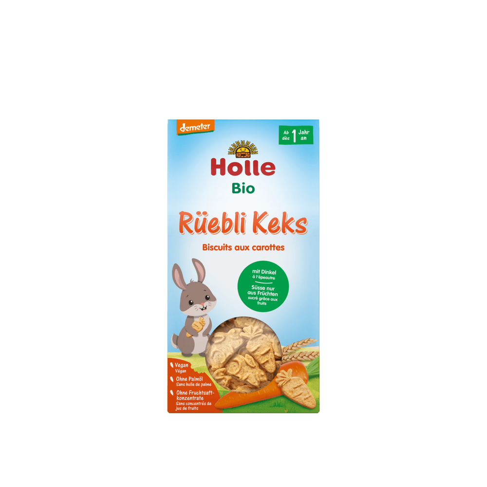 Holle Organic Carrot and Spelt Biscuits 125 g