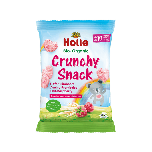 Holle Organic Crunchy Snack Oat-Raspberry 30 g