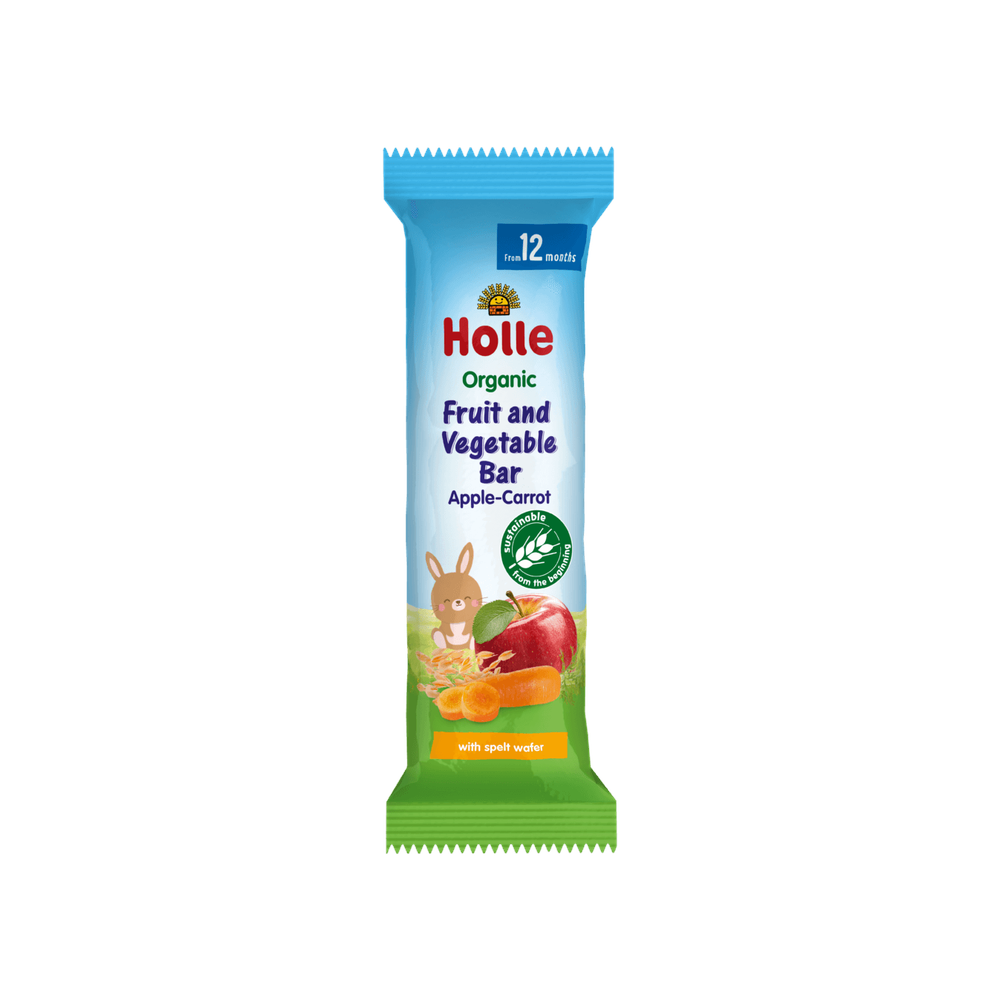Holle Organic Fruit and Vegetable Bar Apple-Carrot 25 g