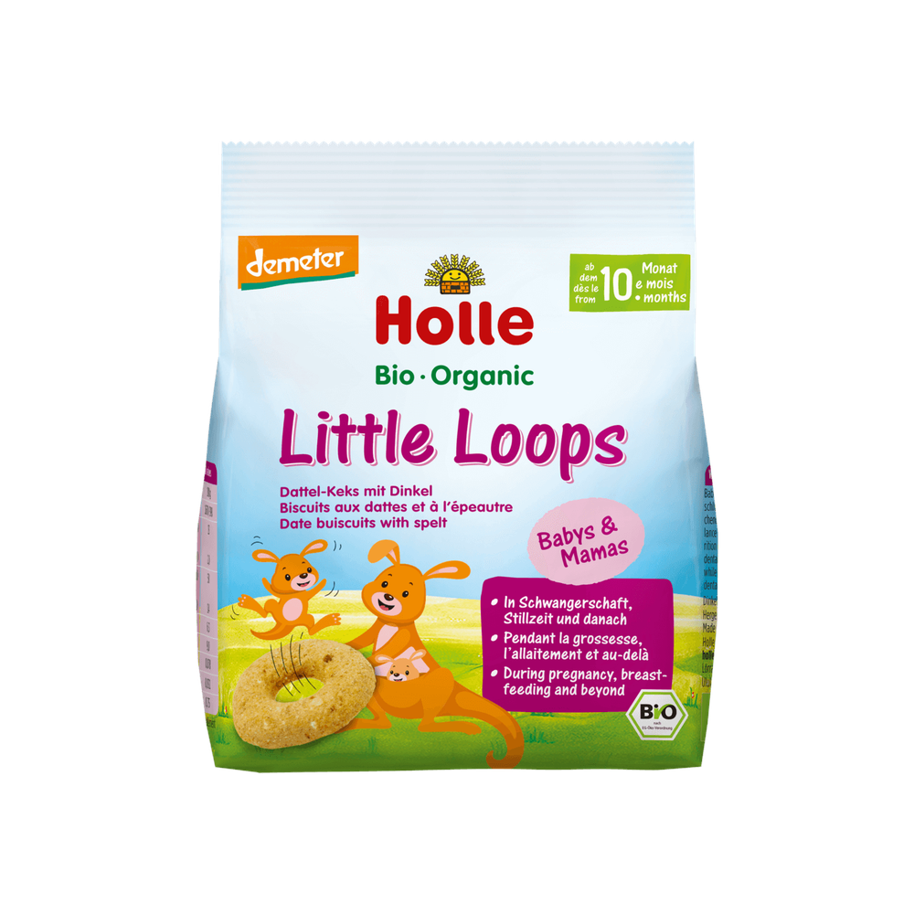 Holle Organic Little Loops Date Biscuits with Spelt 80 g