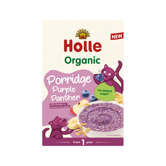 Holle Organic Porridge Purple Panther with Blueberries, Bananas and Apples 200 g