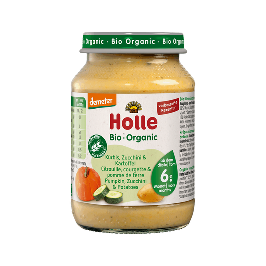 Holle Potato, Pumpkin & Zucchini Puree 190 g