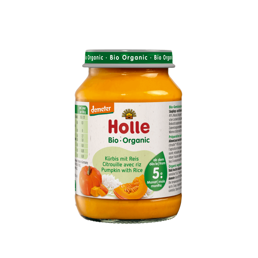 Holle Pumpkin with Rice Puree 190 g