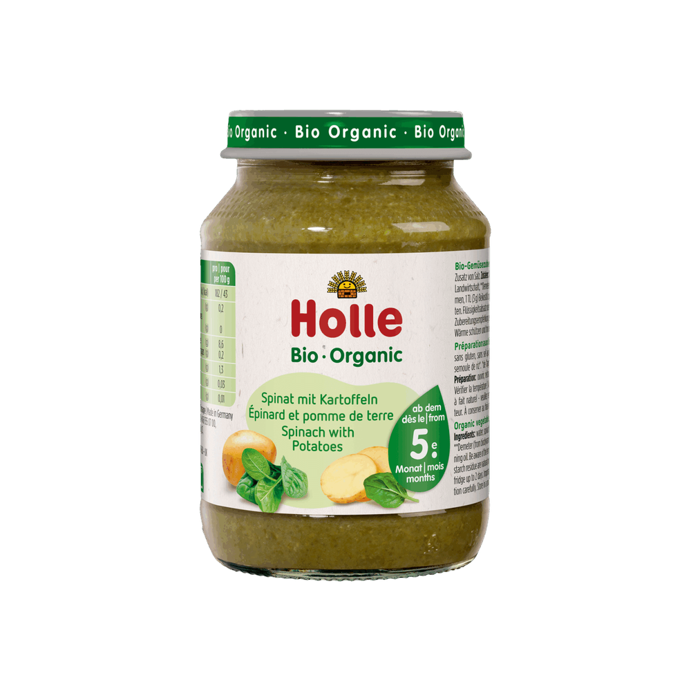 Holle Spinach with Potatoes Puree 190 g