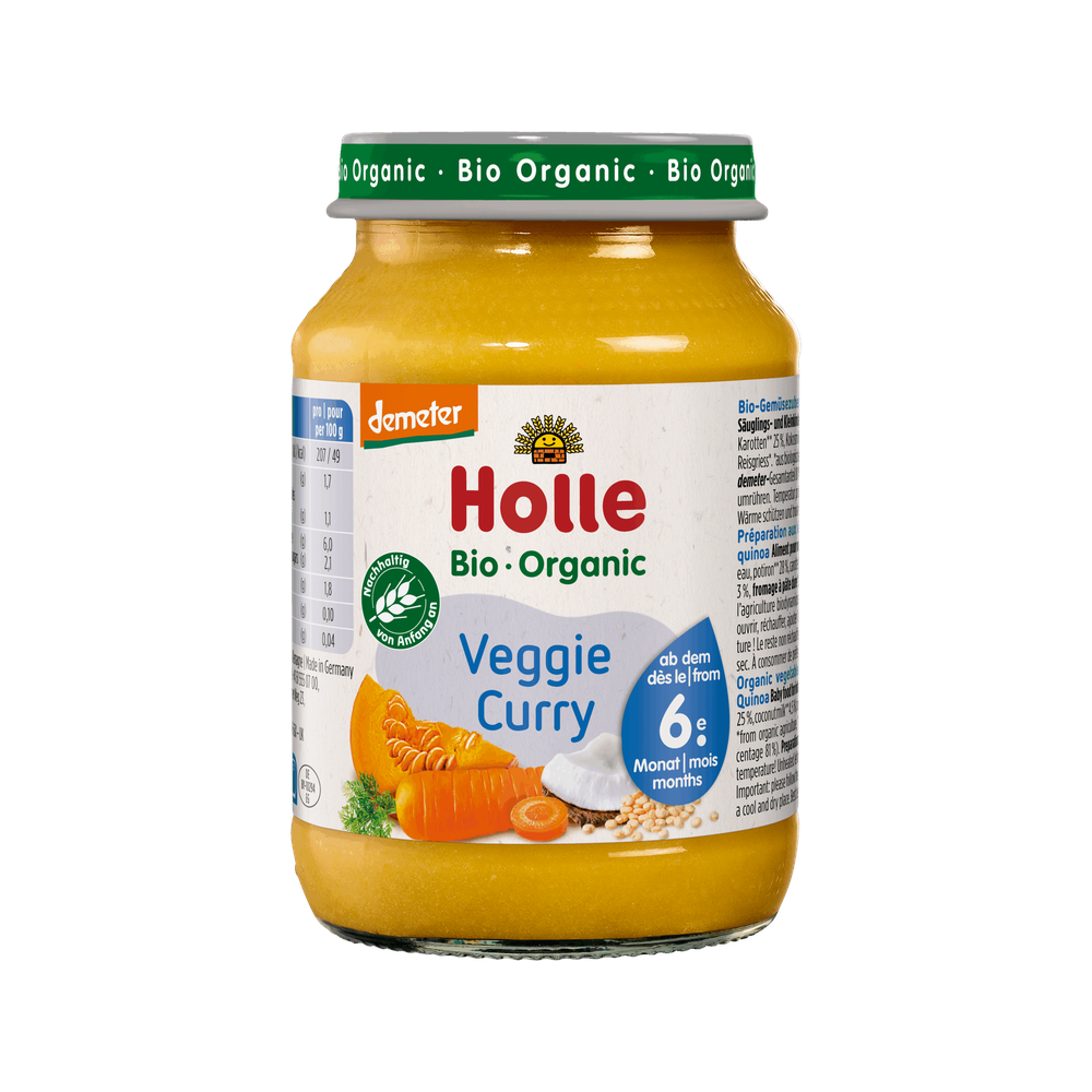 Holle Veggie Curry Puree 190 g