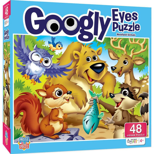 MasterPieces Googly Eyes - Woodland Animals 48 Piece Puzzle (12030.01)