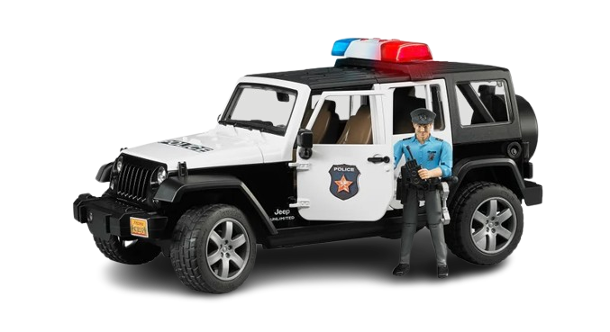 Bruder Jeep Wrangler Unlimited Rubicon Police with Officer (02526)