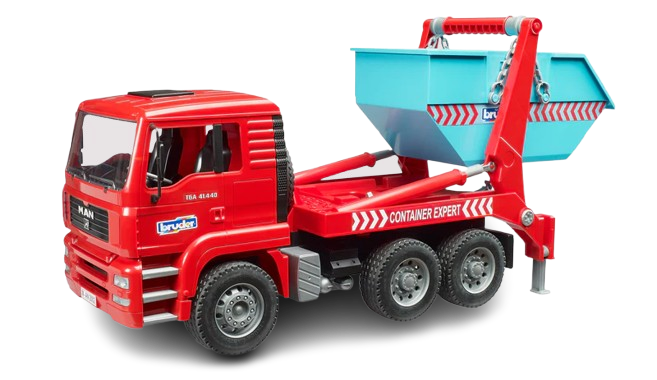 Bruder MAN TGA Skip Container Loader Truck (02741)