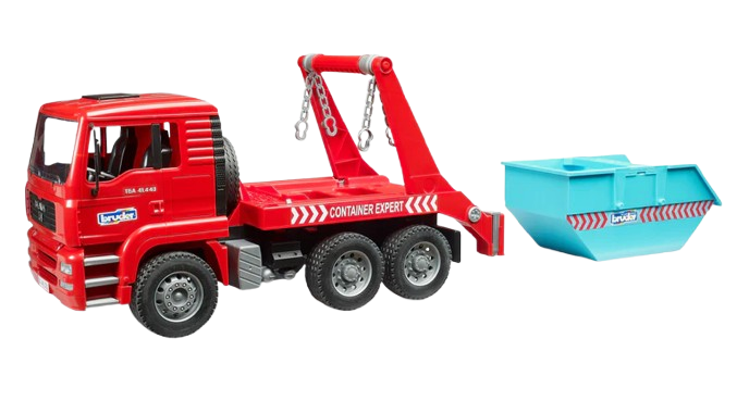 Bruder MAN TGA Skip Container Loader Truck (02741)