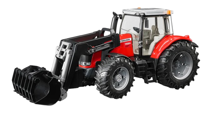 Bruder Massey Ferguson 7624 Tractor with Frontloader (03047)
