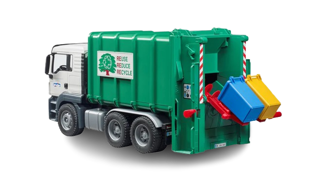 Bruder MAN TGS Rear Loading Garbage Truck (03763)